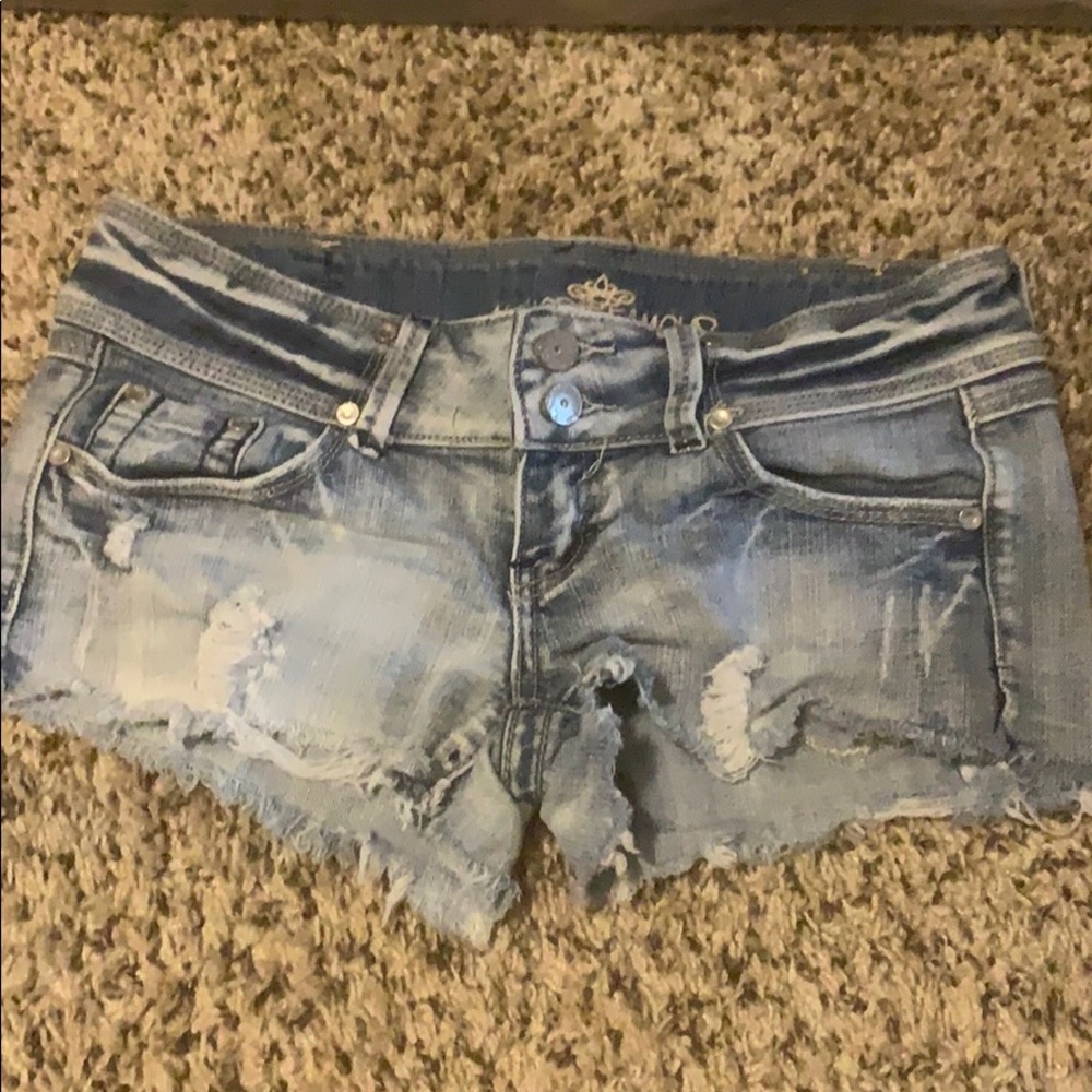 Light Blue Jean Shorts